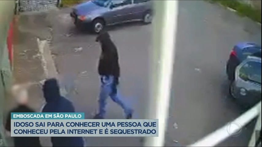 Vídeo: Idoso cai em emboscada ao marcar encontro e acaba sequestrado