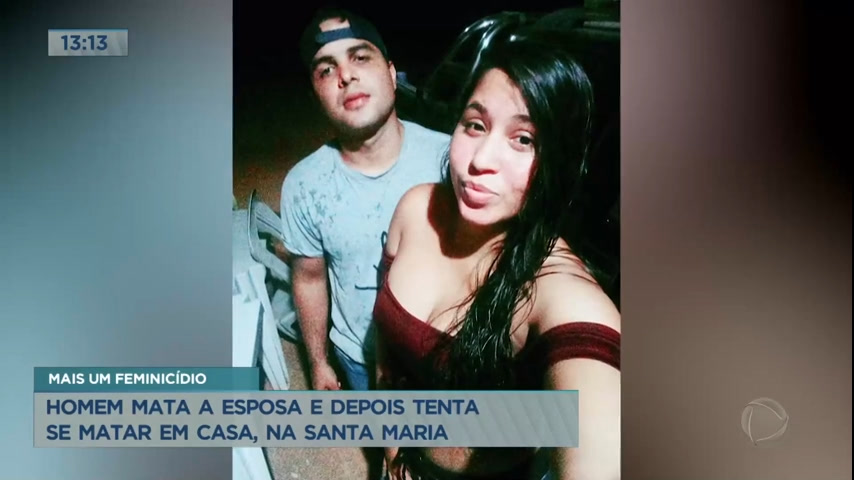 Vídeo: Homem mata esposa e depois tenta se matar, em Santa Maria (DF)