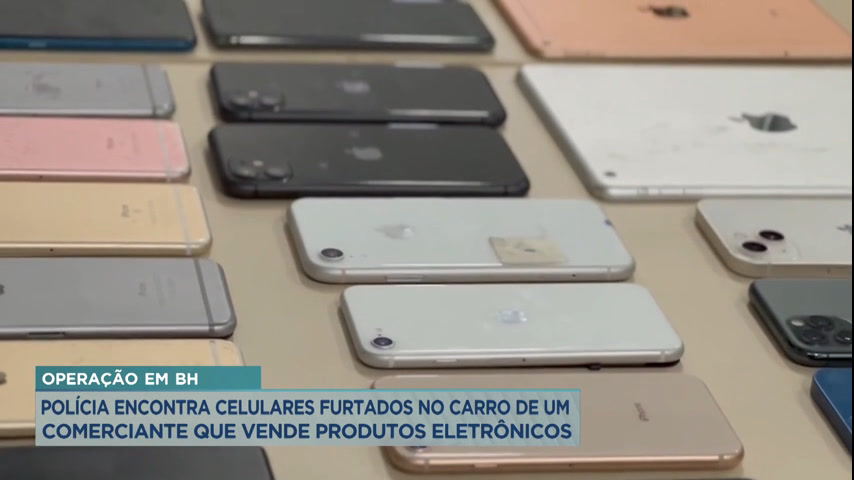 Vídeo: Operação da PM no centro de Belo Horizonte recupera celulares furtados na capital