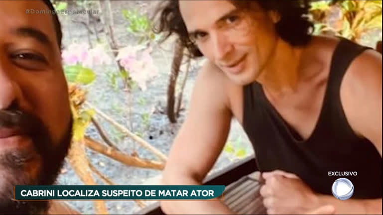 Vídeo: Exclusivo: Roberto Cabrini localiza principal suspeito da morte do ator Jeff Machado