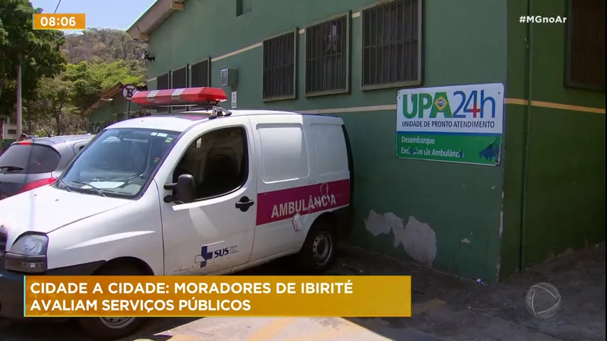 Vídeo: Cidade a Cidade: moradores de Ibirité (MG) avaliam serviços públicos