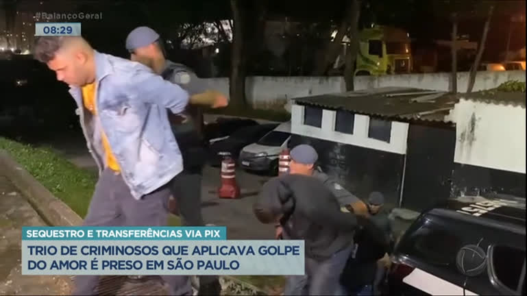 Vídeo: Trio de criminosos que aplicava o golpe do amor é preso em São Paulo