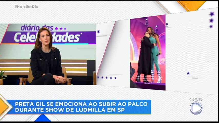 Vídeo: Preta Gil emociona público ao aparecer no palco em show de Ludmilla