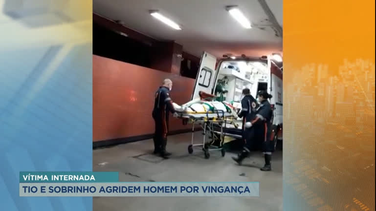 Vídeo: Tio e sobrinho agridem homem por vingança na Grande BH