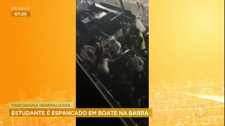 Vídeo: Estudante de direito é agredido em boate na zona oeste do Rio