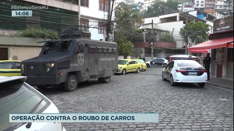 Vídeo: Polícia Civil faz operação contra roubo de carros em comunidades do Rio