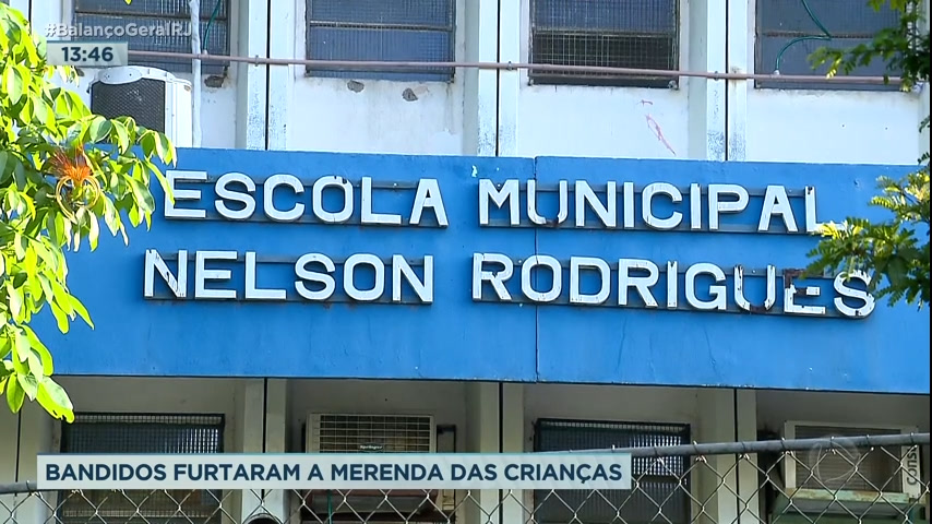 Vídeo: Escola é invadida por usuários de drogas e tem merendas são roubadas no Rio