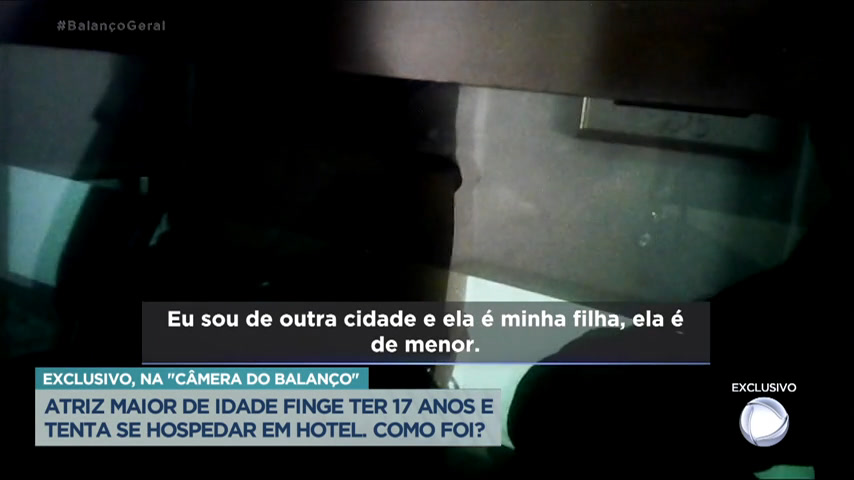 Vídeo: Câmera do Balanço: Produtor e atriz tentam se hospedar em hotéis sem apresentar documentos