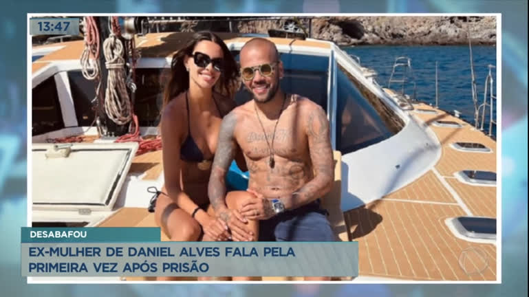 Vídeo: Ex-mulher de Daniel Alves fala pela primeira vez após prisão