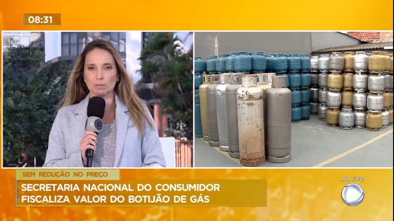 Vídeo: Secretaria Nacional do Consumidor fiscaliza valor do botijão de gás