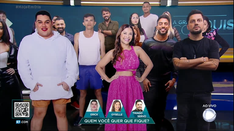 Vídeo: A Grande Conquista : Erick, Gyselle e Thiago Servo fazem apelo para continuar na competição