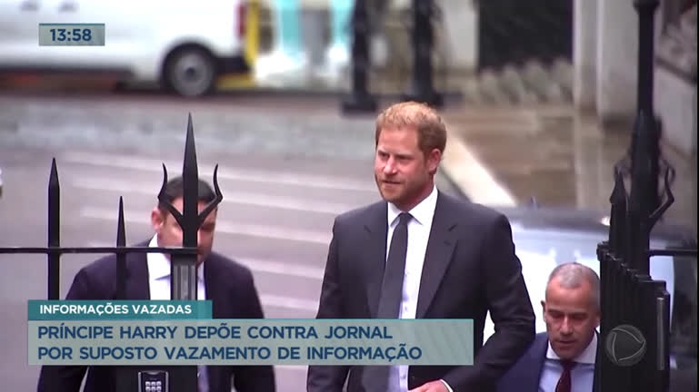 Vídeo: Príncipe Harry depõe por suposto vazamento de informações