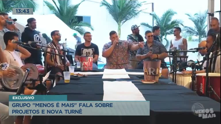Vídeo: Grupo Menos é Mais fala sobre projetos e nova turnê