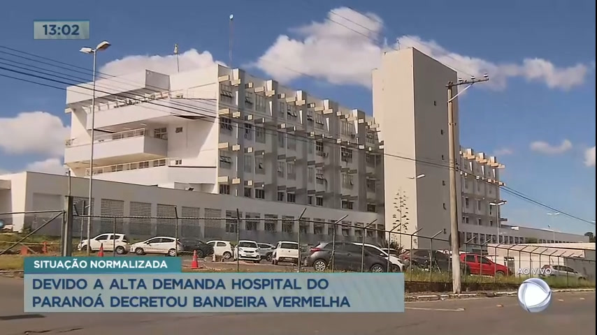 Vídeo: Com alta demanda, Hospital do Paranoá decreta bandeira vermelha