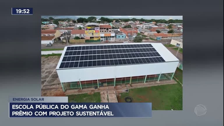 Vídeo: Escola pública do Gama ganha prêmio com projeto sustentável