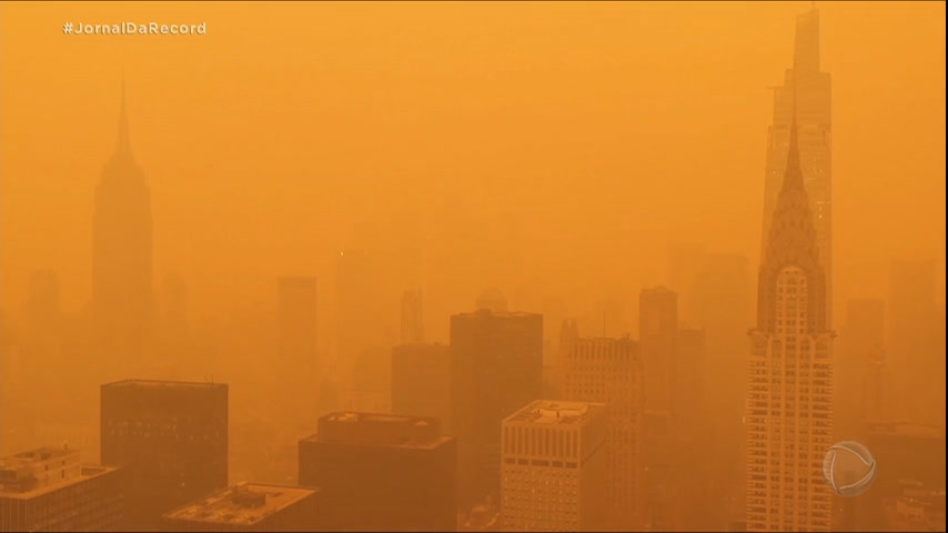 Vídeo: Fumaça dos incêndios florestais no Canadá causa transtornos nos EUA e pode chegar à Europa