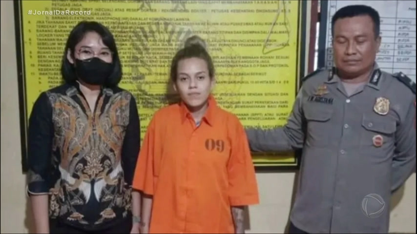 Vídeo: Brasileira presa por tráfico na Indonésia escapa da pena de morte