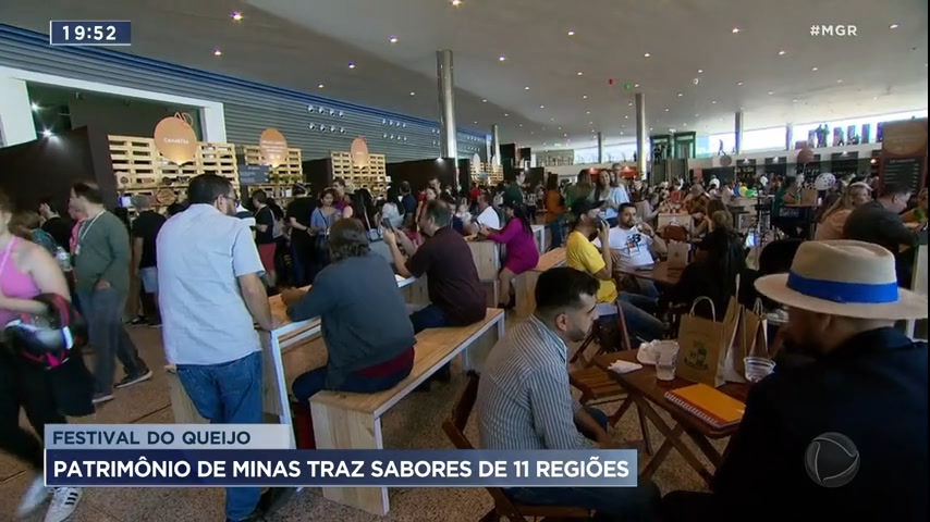 Vídeo: Festival do Queijo em BH traz sabores de 11 regiões de MG