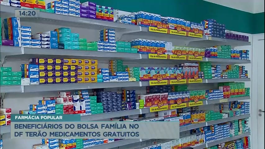 Vídeo: Beneficiários do Bolsa Família no DF terão medicamentos gratuitos