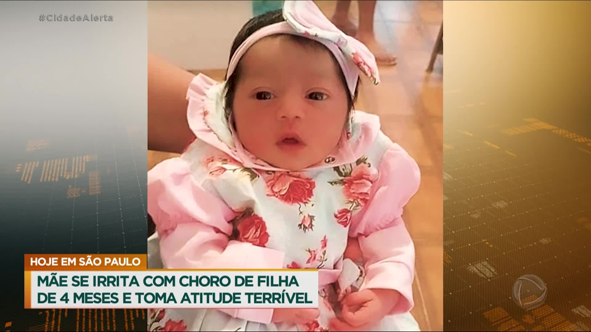 Vídeo: Mãe se irrita com choro da filha de 4 meses e mata a criança