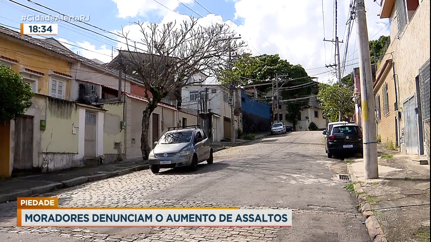 Vídeo: Moradores denunciam aumento de assaltos em Piedade, zona norte do Rio