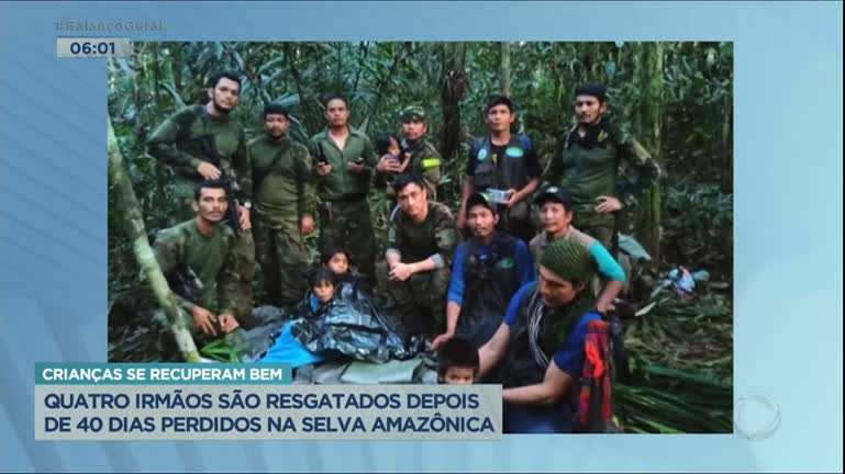 Vídeo: Entenda como as quatro crianças resgatadas sobreviveram 40 dias na Amazônia