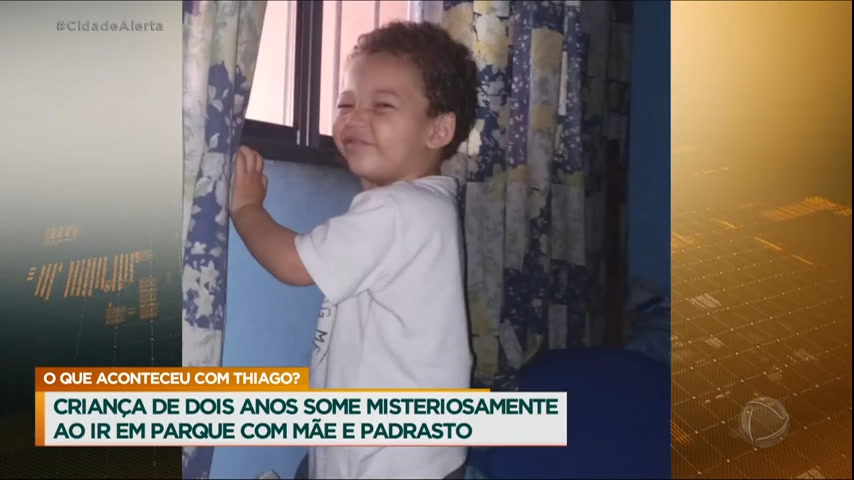 Vídeo: Criança de dois anos desaparece após ir passear em parque com a mãe e o padrasto