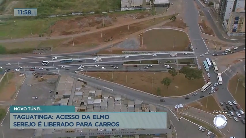 Vídeo: Trecho do túnel Rei Pelé que dá acesso à Elmo Serejo é liberado nesta terça (13)