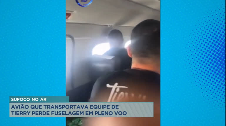 Vídeo: A Hora da Venenosa: avião que transportava equipe de Tierry faz pouso de emergência