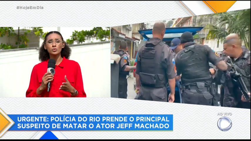 Vídeo: Polícia prende principal suspeito de matar ator Jeff Machado