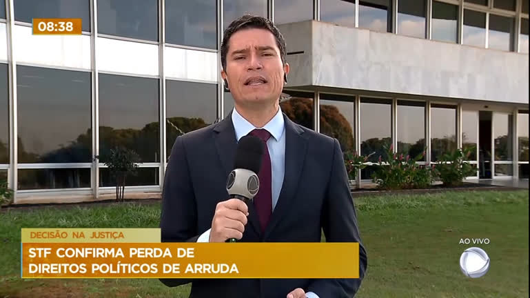 Vídeo: STF confirma perda de direitos políticos de Arruda