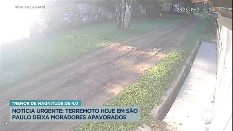Terremoto de magnitude 4,0 no litoral de SP foi sentido por moradores da  capital - Notícias - R7 São Paulo