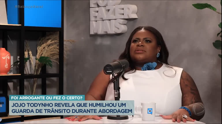 Vídeo: Jojo Todynho revela que humilhou guarda de trânsito durante abordagem
