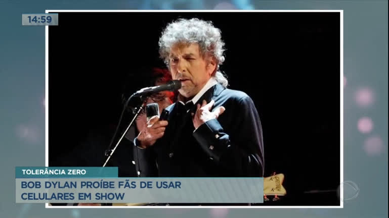 Vídeo: Bob Dylan proíbe fãs de usar celulares em show