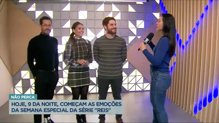 Vídeo: Cirillo Luna, Paloma Bernardi e Roger Gobeth falam sobre as emoções da semana especial de Reis
