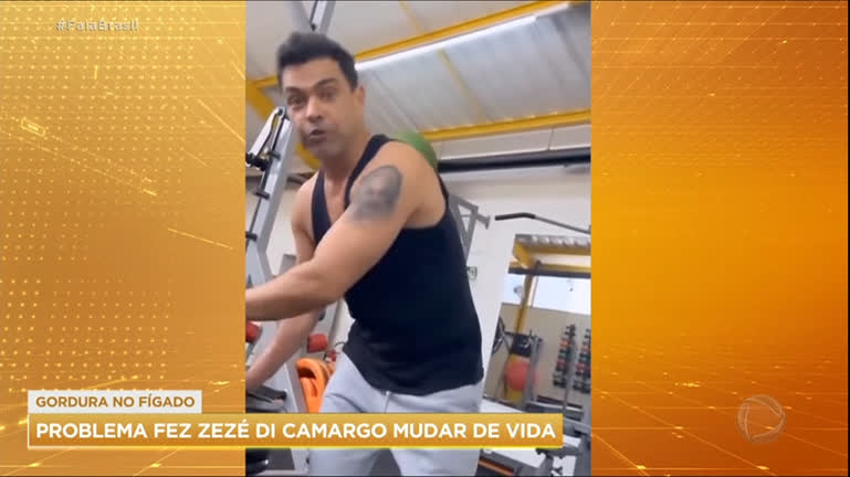 Vídeo: Gordura no fígado faz Zezé Di Camargo adotar hábitos mais saudáveis