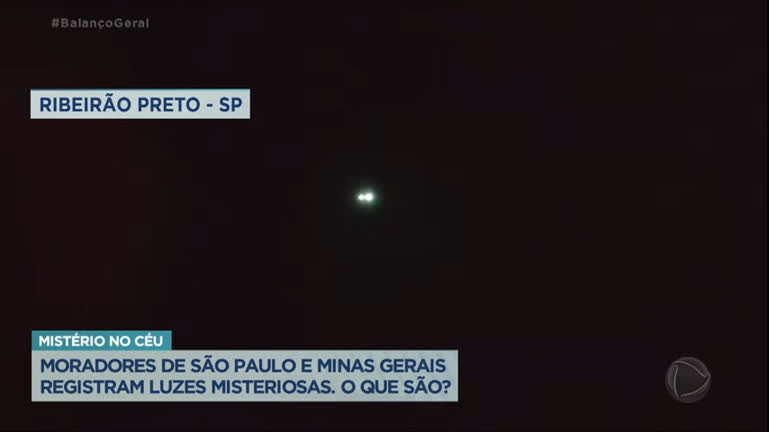 Luzes misteriosas intrigam moradores de São Paulo e Minas Gerais