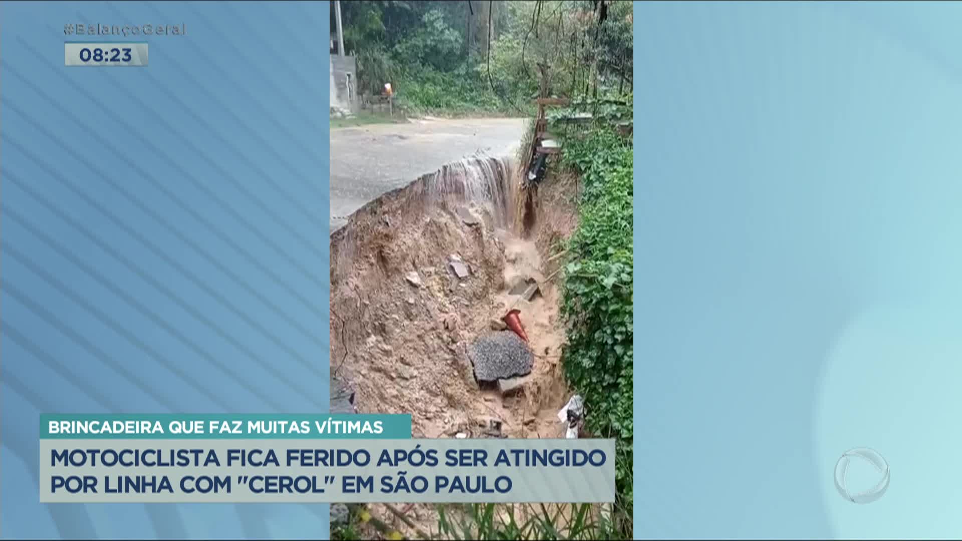 Vídeo: Moradores denunciam cratera e dizem que casas podem desabar em SP