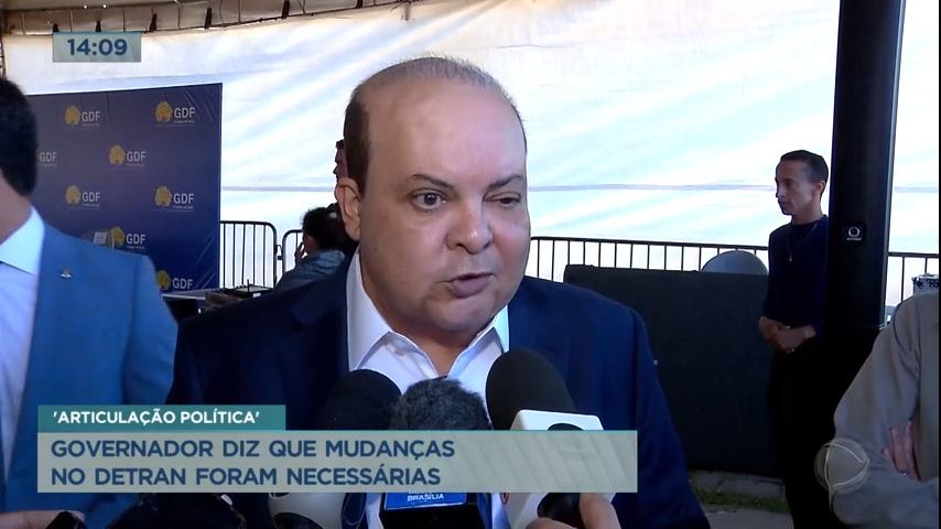 Vídeo: Ibaneis Rocha diz que mudanças no Detran foram necessárias