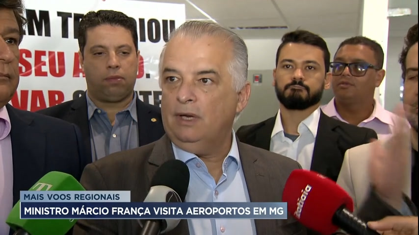 Vídeo: Ministro Márcio França visita aeroportos em MG para acelerar obras