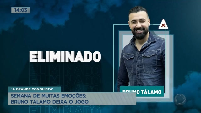 Vídeo: A Grande Conquista: Bruno Tálamo é eliminado do reality show