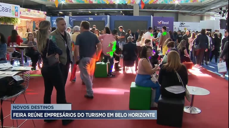 Vídeo: Feira reúne empresários do turismo em Belo Horizonte