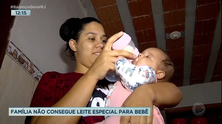 Vídeo: Bebê com intolerância à lactose precisa de leite especial no Rio