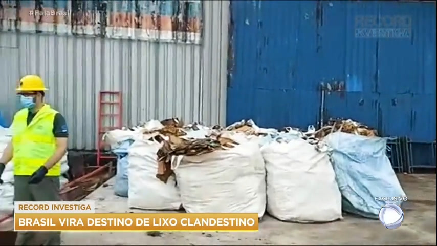 Vídeo: Brasil vira destino de lixo clandestino de outros países