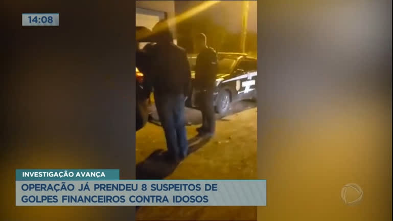 Vídeo: Operação já prendeu 8 suspeitos de golpes financeiros contra idosos