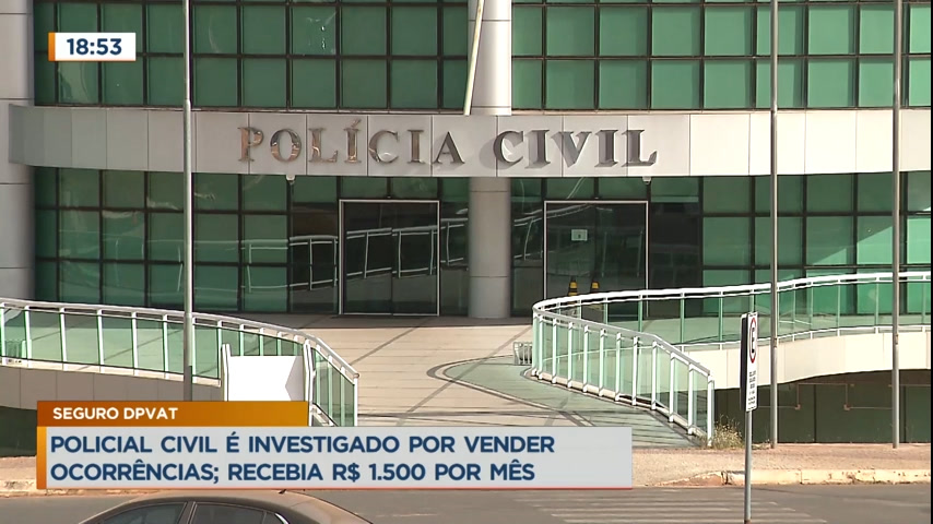 Vídeo: Policial civil do DF é investigado por vender ocorrências