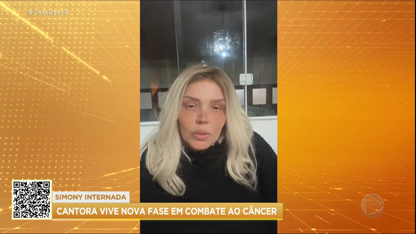 Vídeo: Simony é internada novamente para tratamento contra o câncer