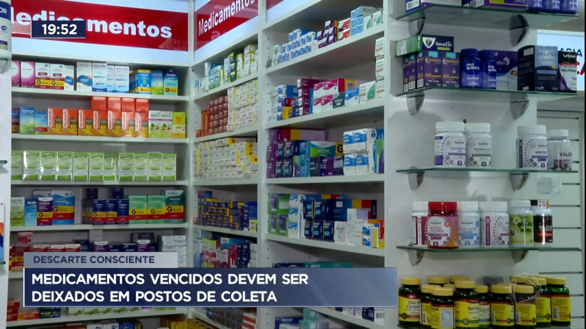 Vídeo: Medicamentos vencidos devem ser deixados em postos de coleta