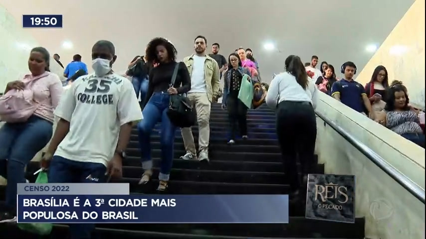 Vídeo: Brasília é a 3ª cidade mais populosa no Brasil, aponta IBGE