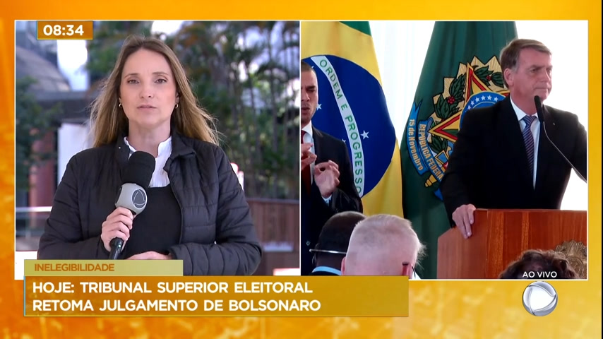 Vídeo: TSE retoma julgamento que pode deixar Jair Bolsonaro inelegível